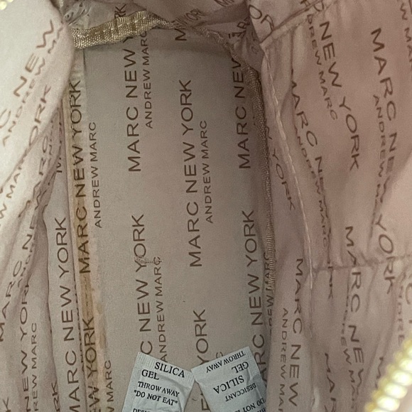 Marc New York Andrew Marc Light Pink Leather Backpack Purse NEW - Picture 10 of 10